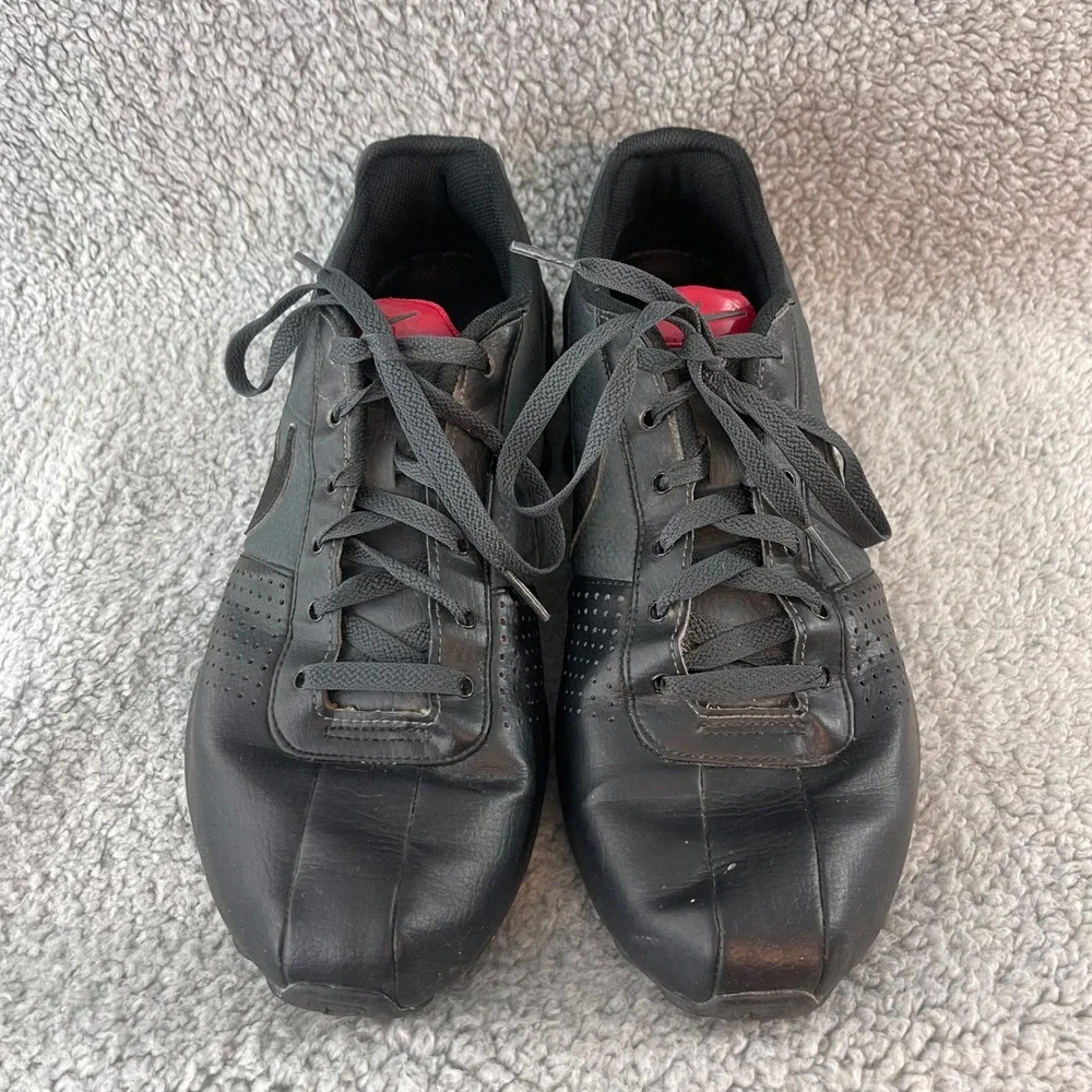 Nike Shox‎ Deliver Mens Size 10.5 Black Red Suede Athletic Shoes 317547-026